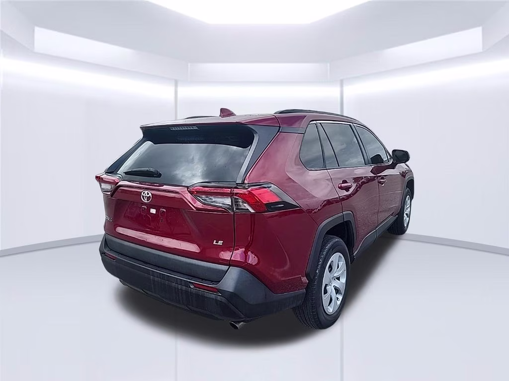 2019 Maroon Toyota RAV4 LE FWD SUV
