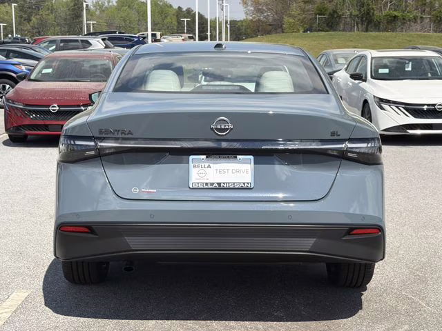 2026 Atlantic Gray Metallic Nissan Sentra SL FWD Sedan