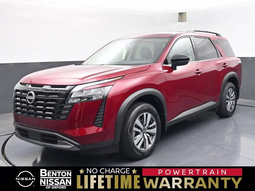 2026 Scarlet Ember Tintcoat Nissan Pathfinder SL FWD SUV