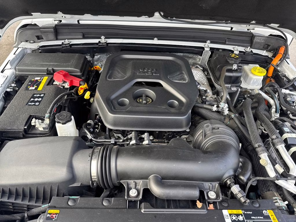 2024 Bright White Clearcoat Jeep Wrangler Sport S 4xe 4X4 SUV