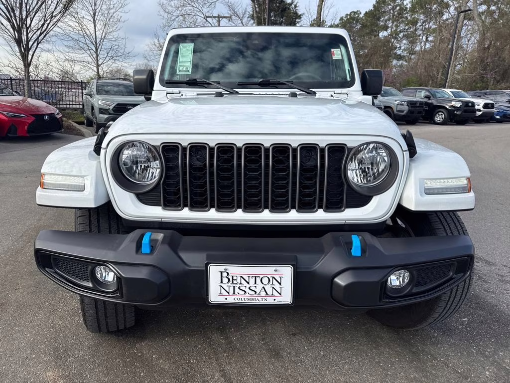 2024 Bright White Clearcoat Jeep Wrangler Sport S 4xe 4X4 SUV