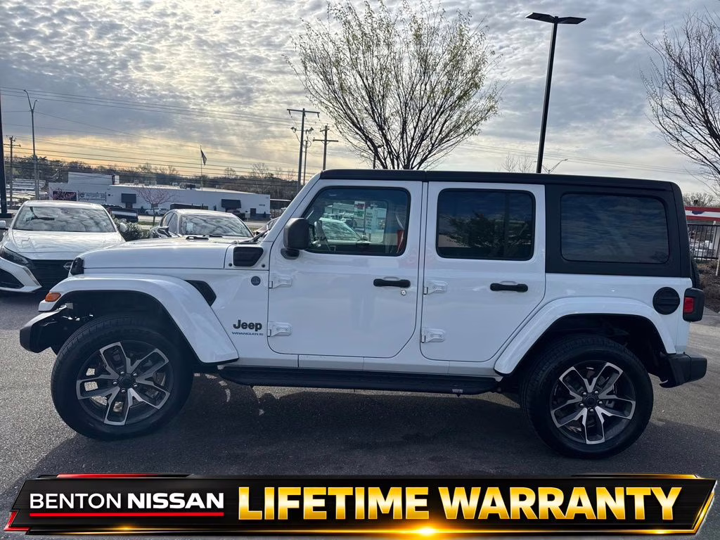 2024 Bright White Clearcoat Jeep Wrangler Sport S 4xe 4X4 SUV
