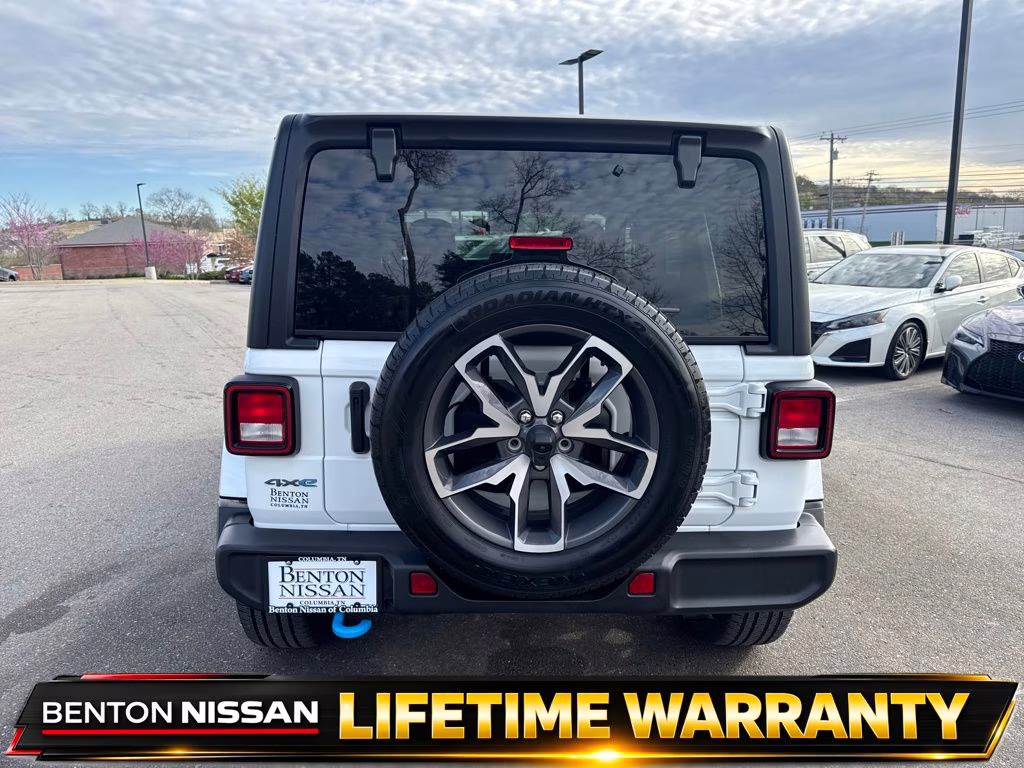 2024 Bright White Clearcoat Jeep Wrangler Sport S 4xe 4X4 SUV