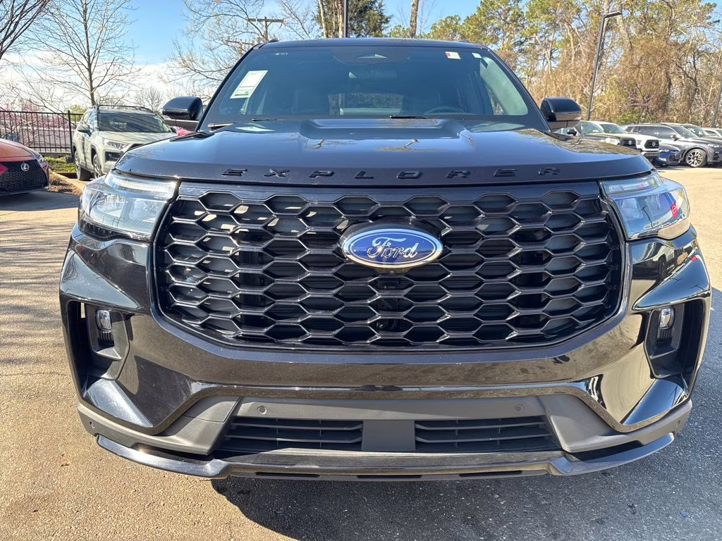 2025 Black Metallic Ford Explorer ST-Line 4X4 SUV