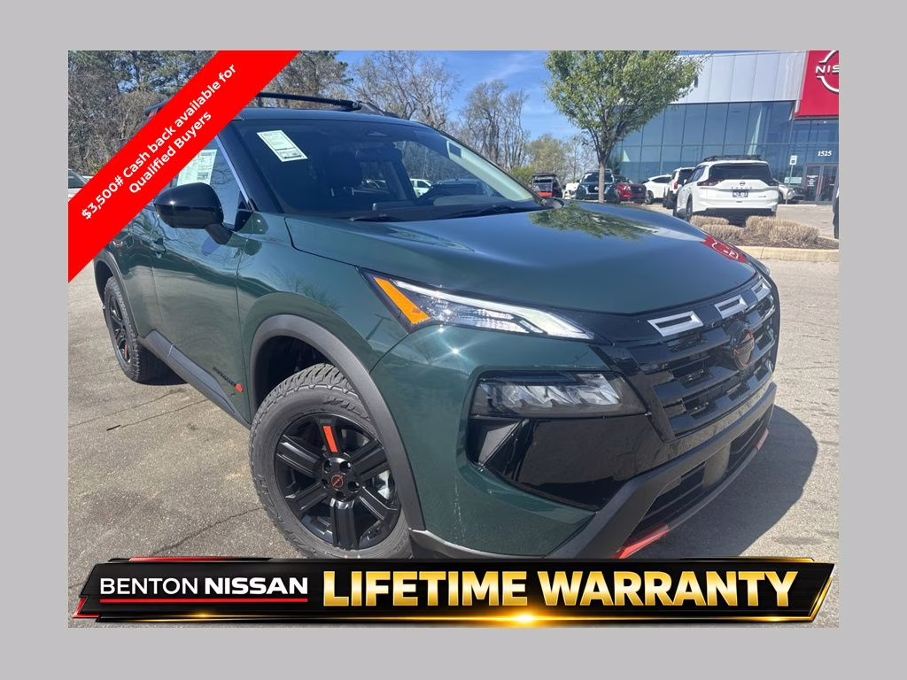 2026 Obsidian Green Nissan Rogue Rock Creek AWD SUV
