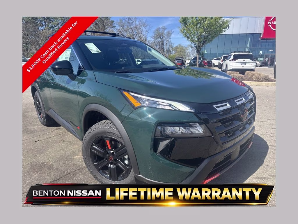 2026 Obsidian Green Nissan Rogue Rock Creek AWD SUV