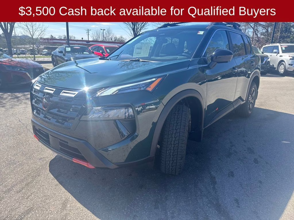 2026 Obsidian Green Nissan Rogue Rock Creek AWD SUV