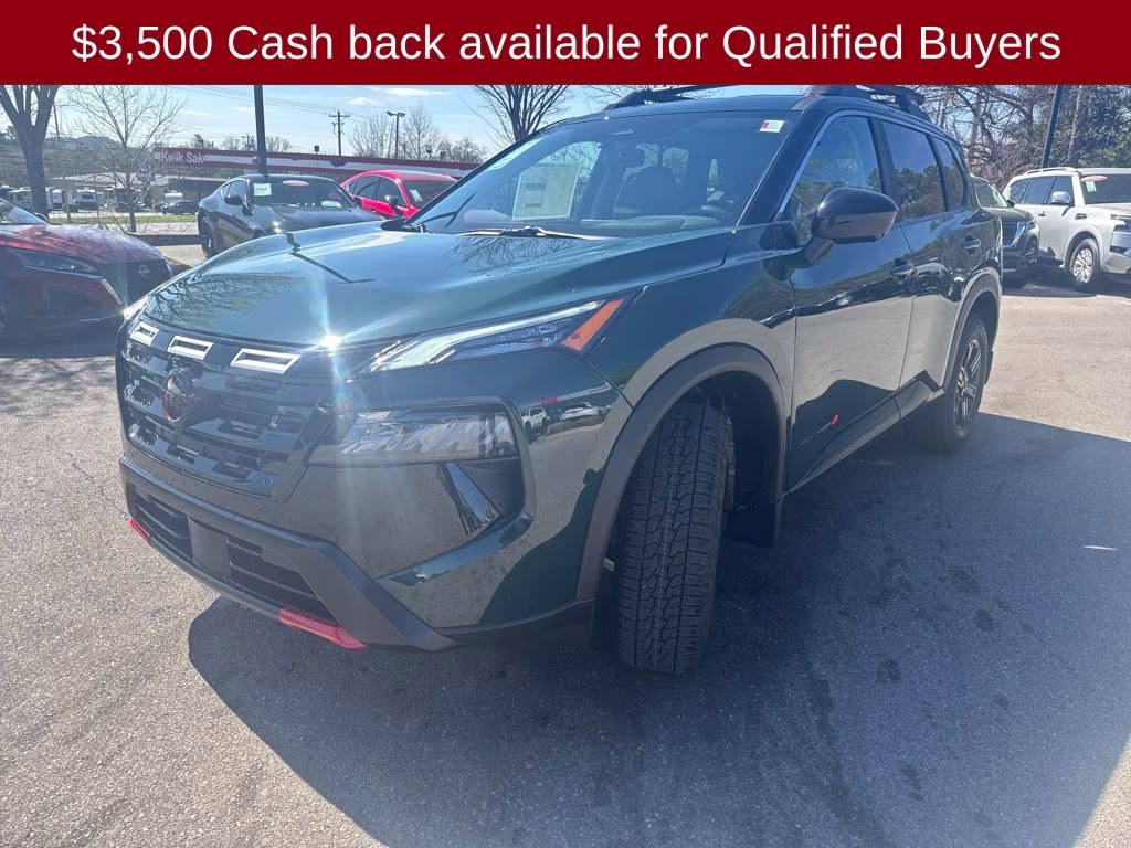 2026 Obsidian Green Nissan Rogue Rock Creek AWD SUV