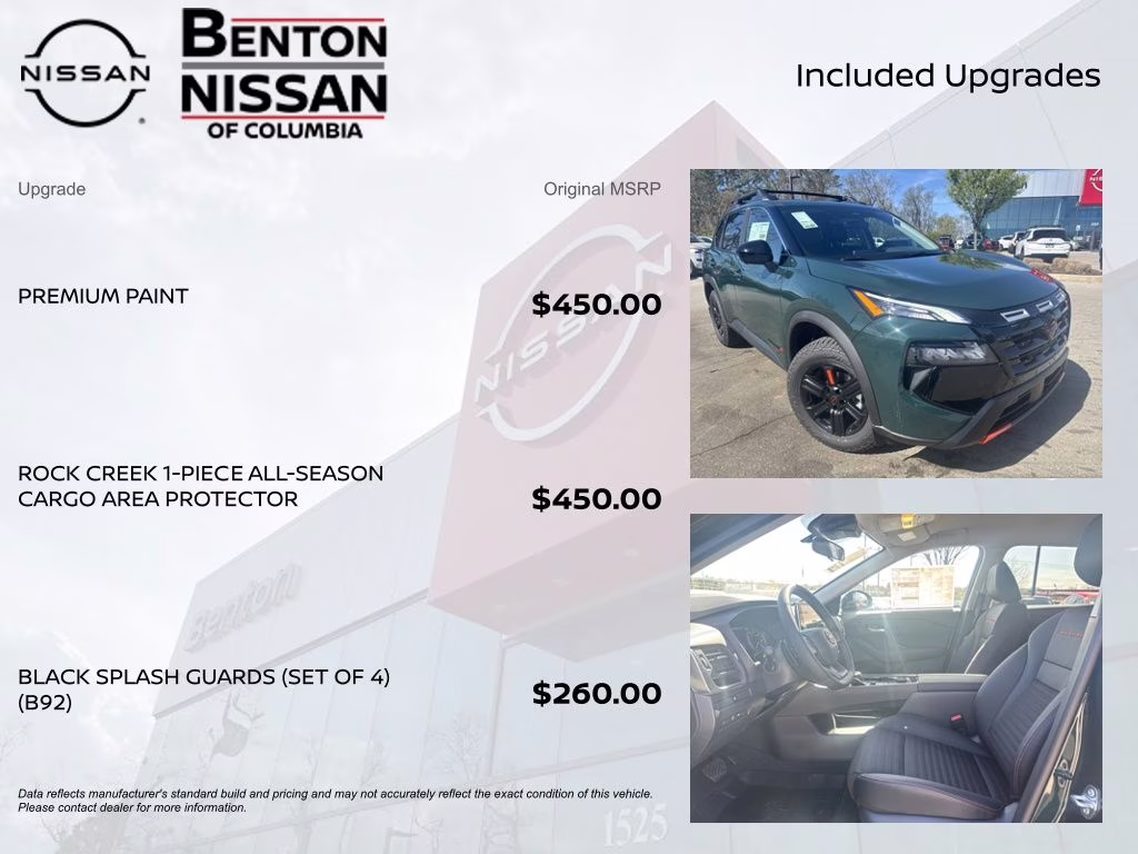 2026 Obsidian Green Nissan Rogue Rock Creek AWD SUV