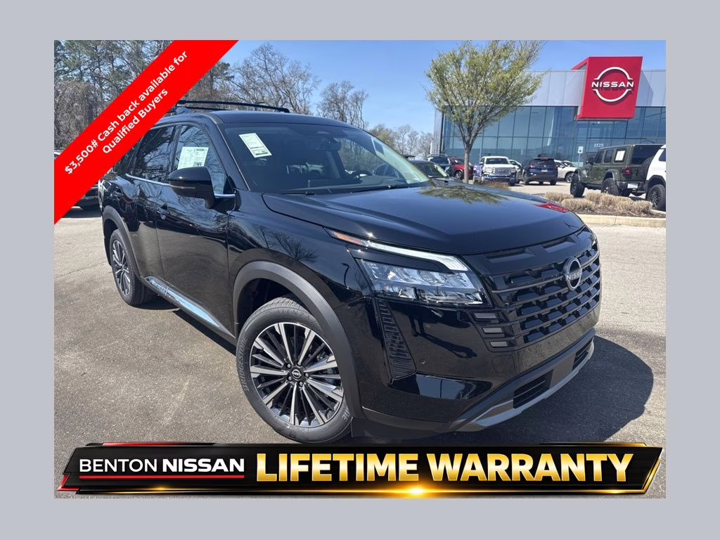 2026 Super Black Nissan Pathfinder Platinum 4X4 SUV