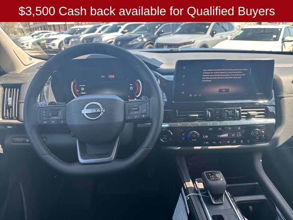 2026 Super Black Nissan Pathfinder Platinum 4X4 SUV