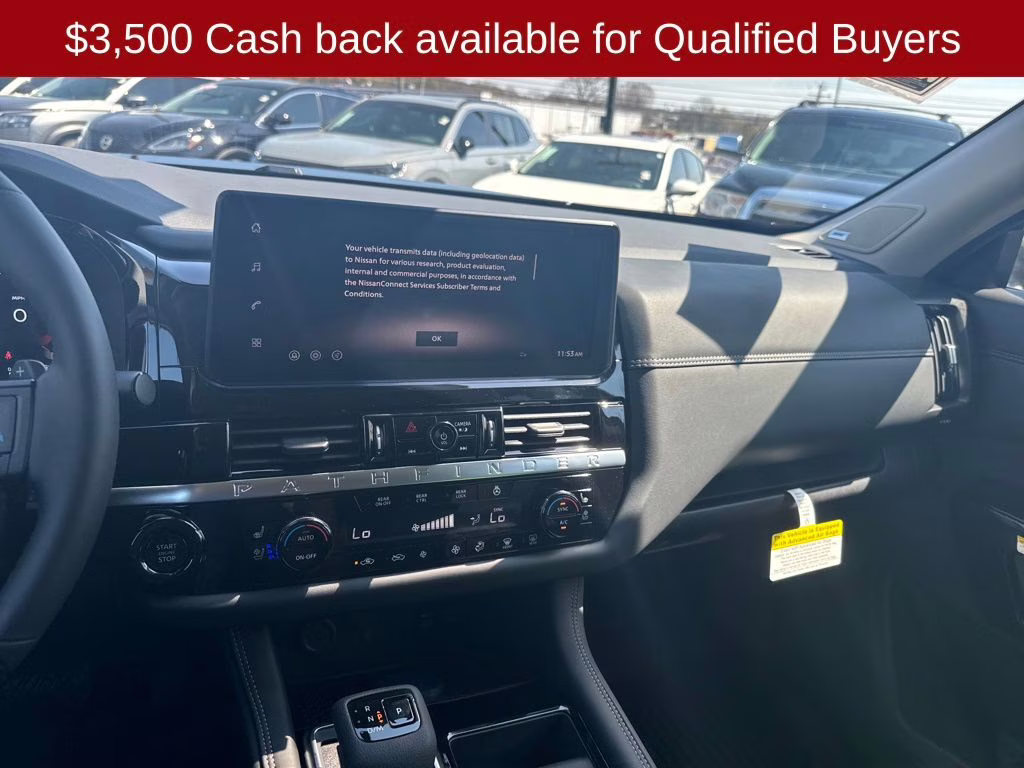 2026 Super Black Nissan Pathfinder Platinum 4X4 SUV