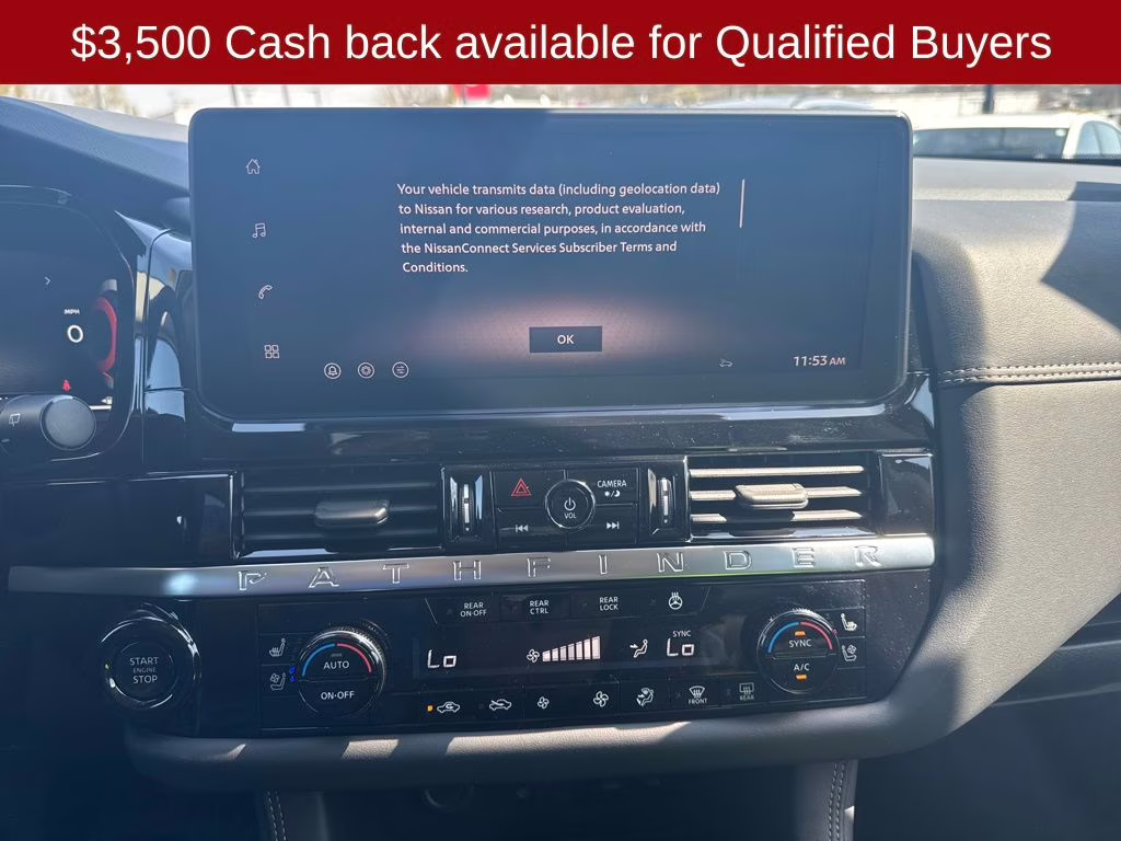 2026 Super Black Nissan Pathfinder Platinum 4X4 SUV