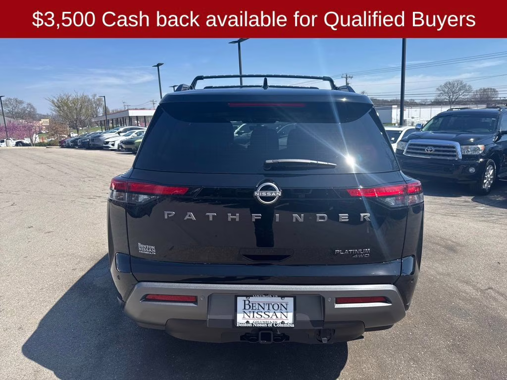 2026 Super Black Nissan Pathfinder Platinum 4X4 SUV