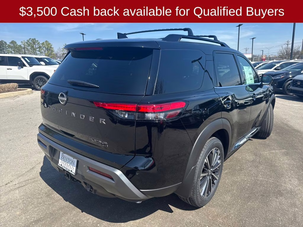 2026 Super Black Nissan Pathfinder Platinum 4X4 SUV