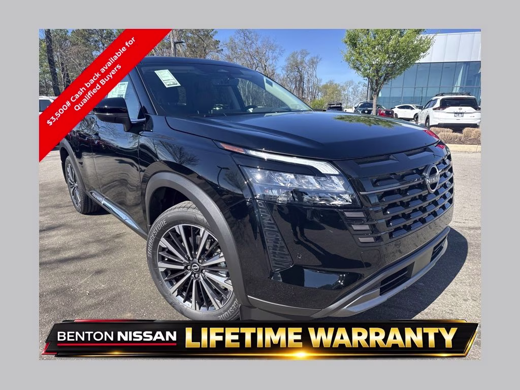 2026 Super Black Nissan Pathfinder Platinum FWD SUV