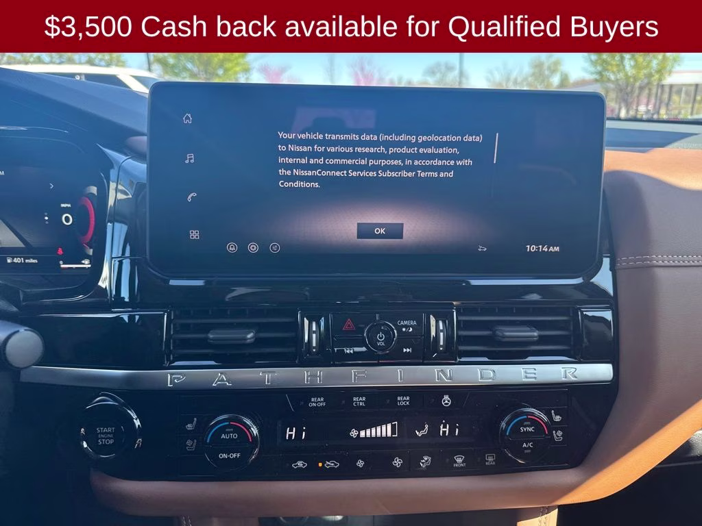 2026 Super Black Nissan Pathfinder Platinum FWD SUV
