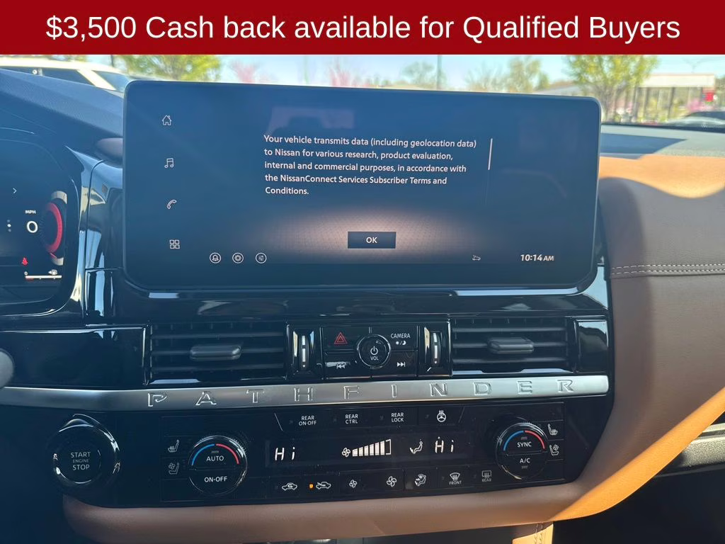 2026 Super Black Nissan Pathfinder Platinum FWD SUV