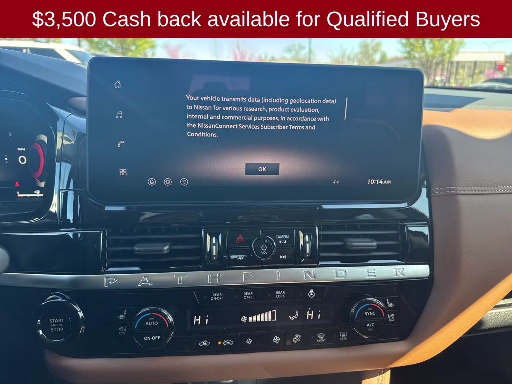 2026 Super Black Nissan Pathfinder Platinum FWD SUV