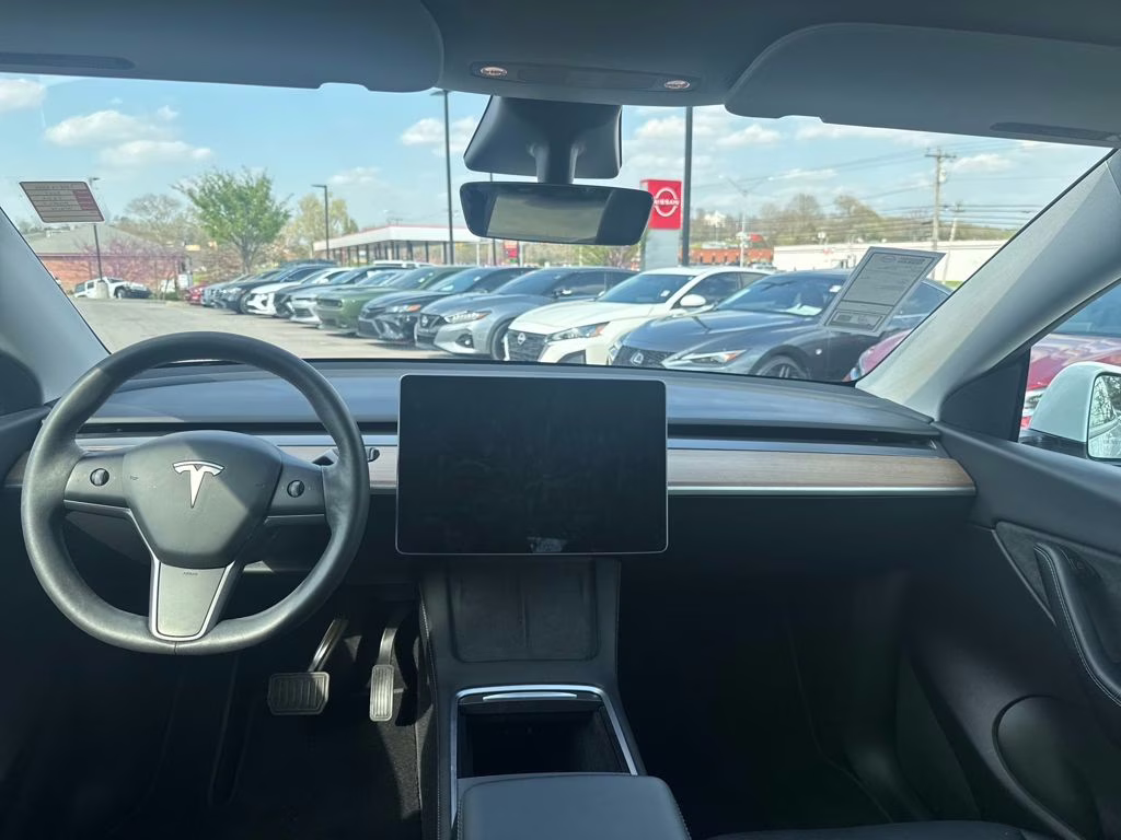 2021 Pearl White Multi-Coat Tesla Model Y Long Range AWD SUV