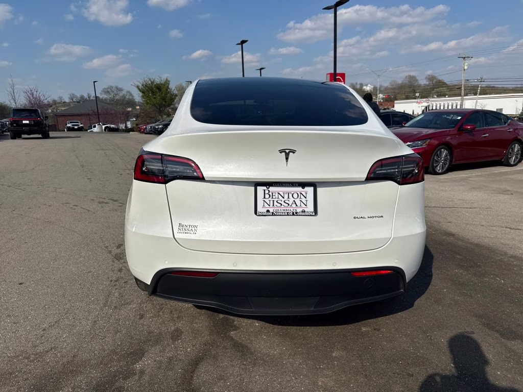 2021 Pearl White Multi-Coat Tesla Model Y Long Range AWD SUV