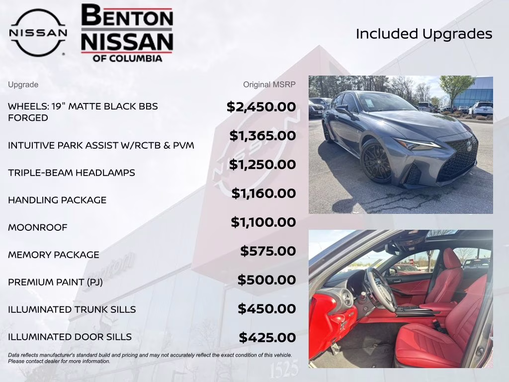 2023 Atomic Silver Lexus IS 350 F SPORT RWD Sedan