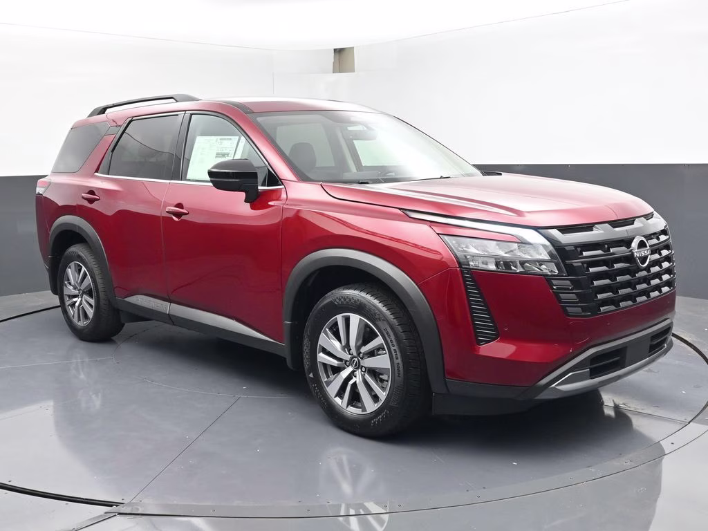2026 Scarlet Ember Tintcoat Nissan Pathfinder SL FWD SUV
