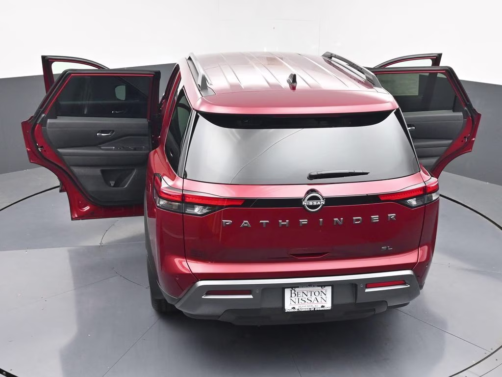 2026 Scarlet Ember Tintcoat Nissan Pathfinder SL FWD SUV