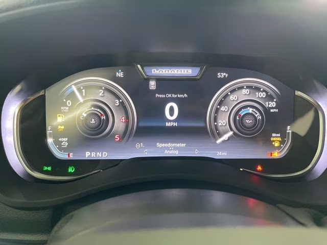 2026 Ceramic Gray Clearcoat Ram 3500 Laramie Night Edition 4X4 Truck