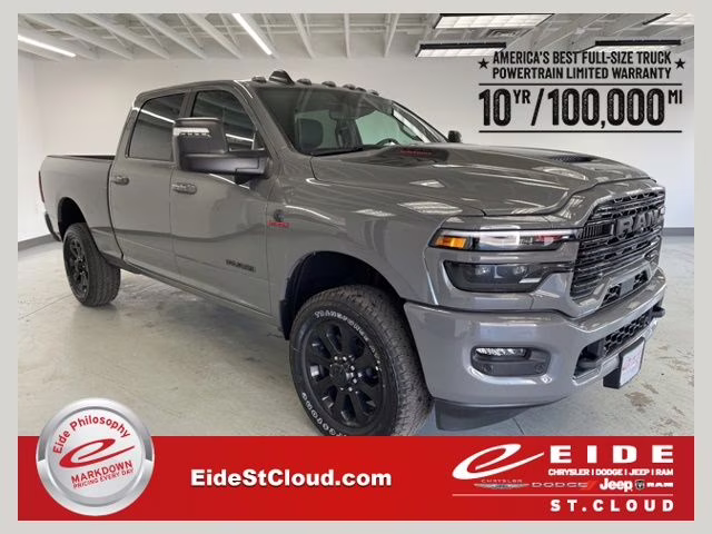 2026 Ceramic Gray Clearcoat Ram 3500 Laramie Night Edition 4X4 Truck