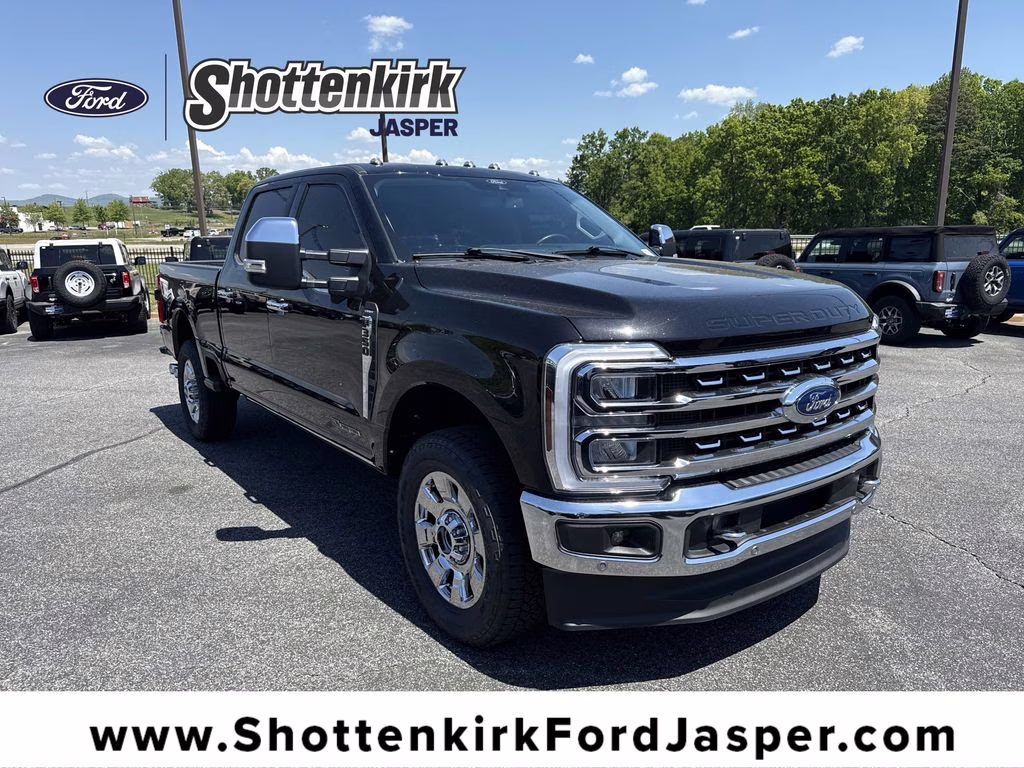 2024 Black Metallic Ford Super Duty F-350 SRW Lariat 4X4 Truck