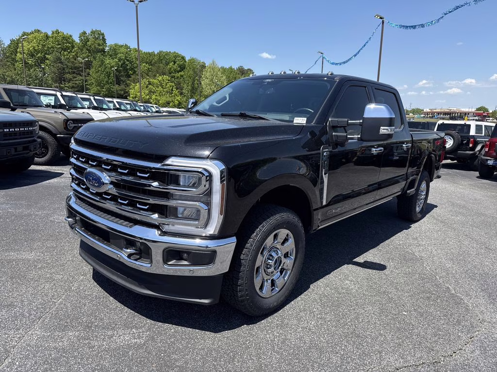 2024 Black Metallic Ford Super Duty F-350 SRW Lariat 4X4 Truck