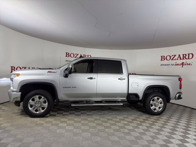 2022 Silver Ice Metallic Chevrolet Silverado 3500HD LTZ 4X4 Truck