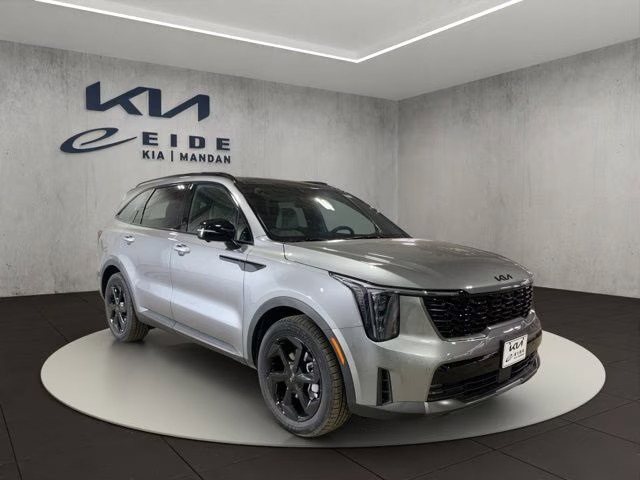2026 Steel Gray Kia Sorento Hybrid X-Line SX Prestige AWD SUV