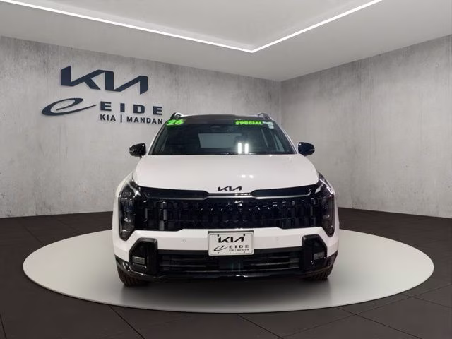 2026 Glacial White Pearl Kia Sportage X-Line AWD SUV