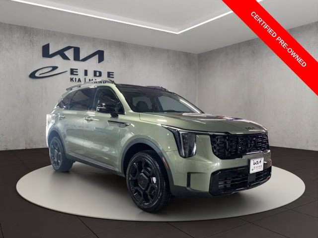 2026 Jungle Green Kia Sorento X-Line EX AWD SUV