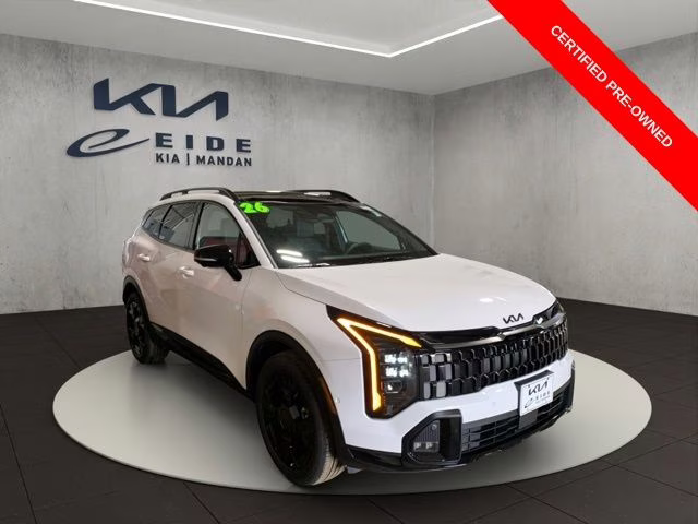 2026 Glacial White Pearl Kia Sportage X-Line AWD SUV