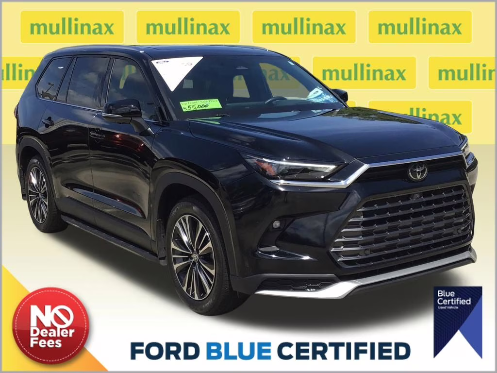 2024 Midnight Black Metallic Toyota Grand Highlander Hybrid MAX Platinum AWD SUV