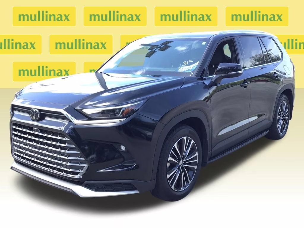 2024 Midnight Black Metallic Toyota Grand Highlander Hybrid MAX Platinum AWD SUV