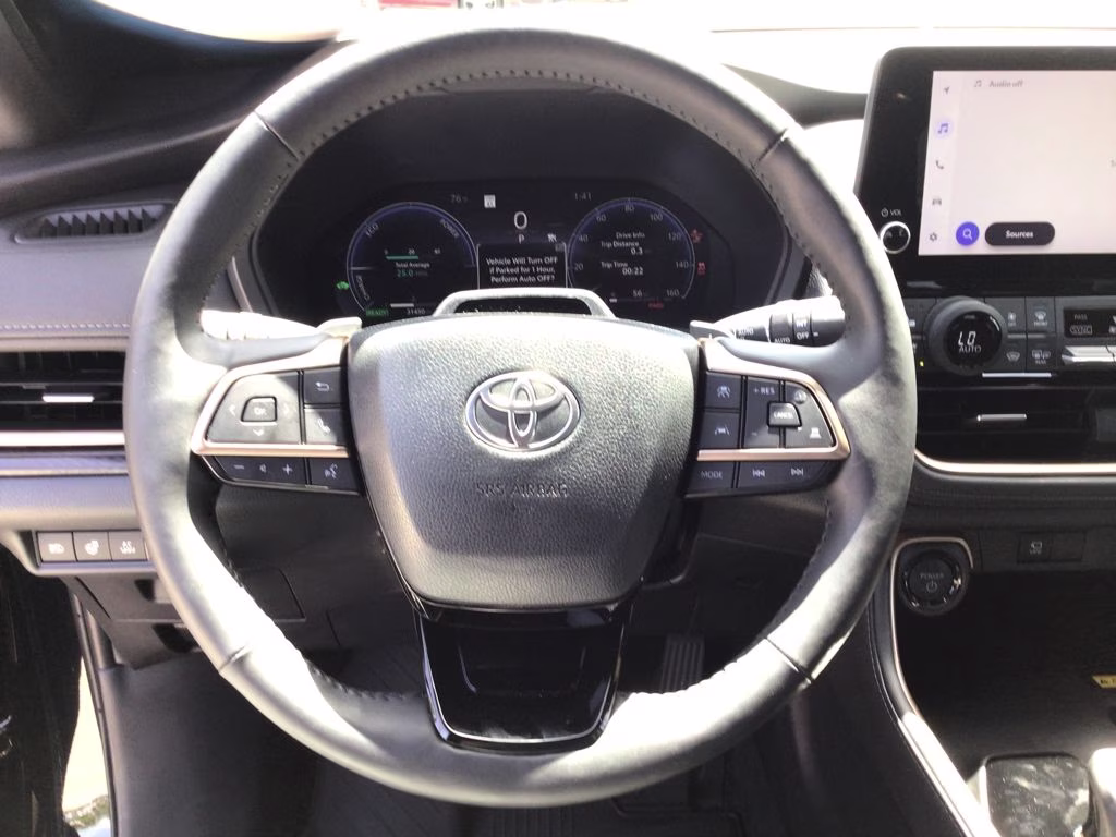 2024 Midnight Black Metallic Toyota Grand Highlander Hybrid MAX Platinum AWD SUV