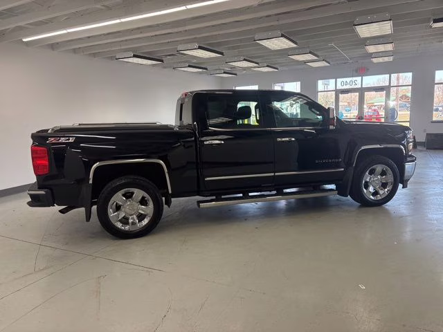 2015 Black Chevrolet Silverado 1500 LTZ 4X4 Truck