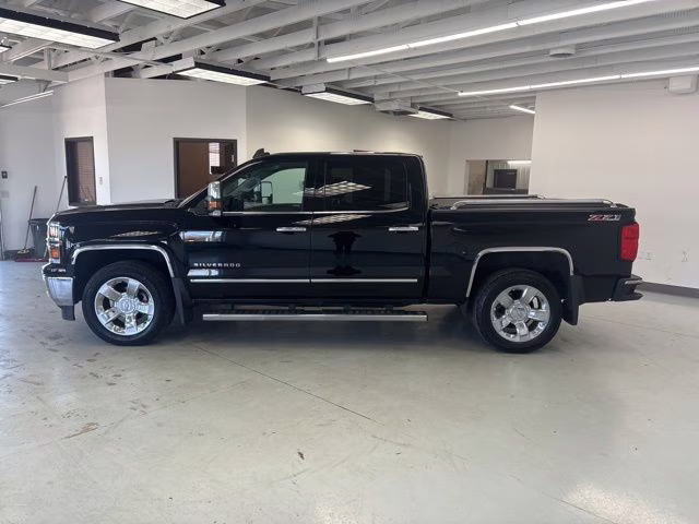 2015 Black Chevrolet Silverado 1500 LTZ 4X4 Truck
