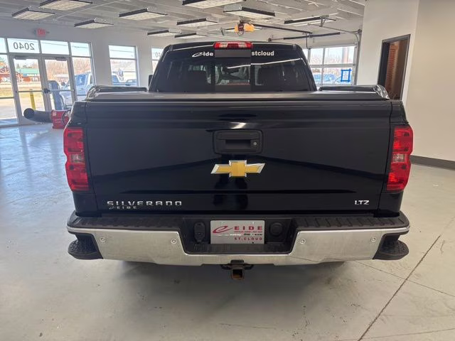 2015 Black Chevrolet Silverado 1500 LTZ 4X4 Truck