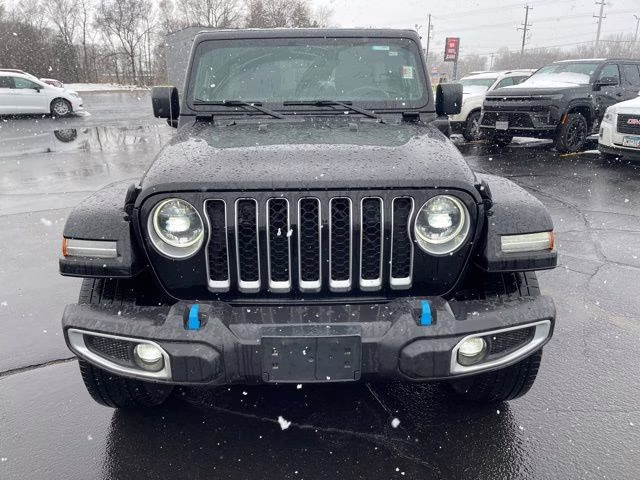 Used 2023 Jeep Wrangler 4xe Sahara 4XE with VIN 1C4JJXP63PW554743 for sale in Waite Park, Minnesota