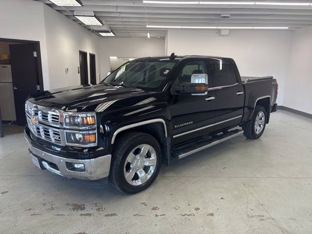 2015 Black Chevrolet Silverado 1500 LTZ 4X4 Truck