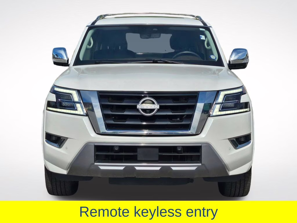 2022 Aspen White Tricoat Nissan Armada Platinum RWD SUV
