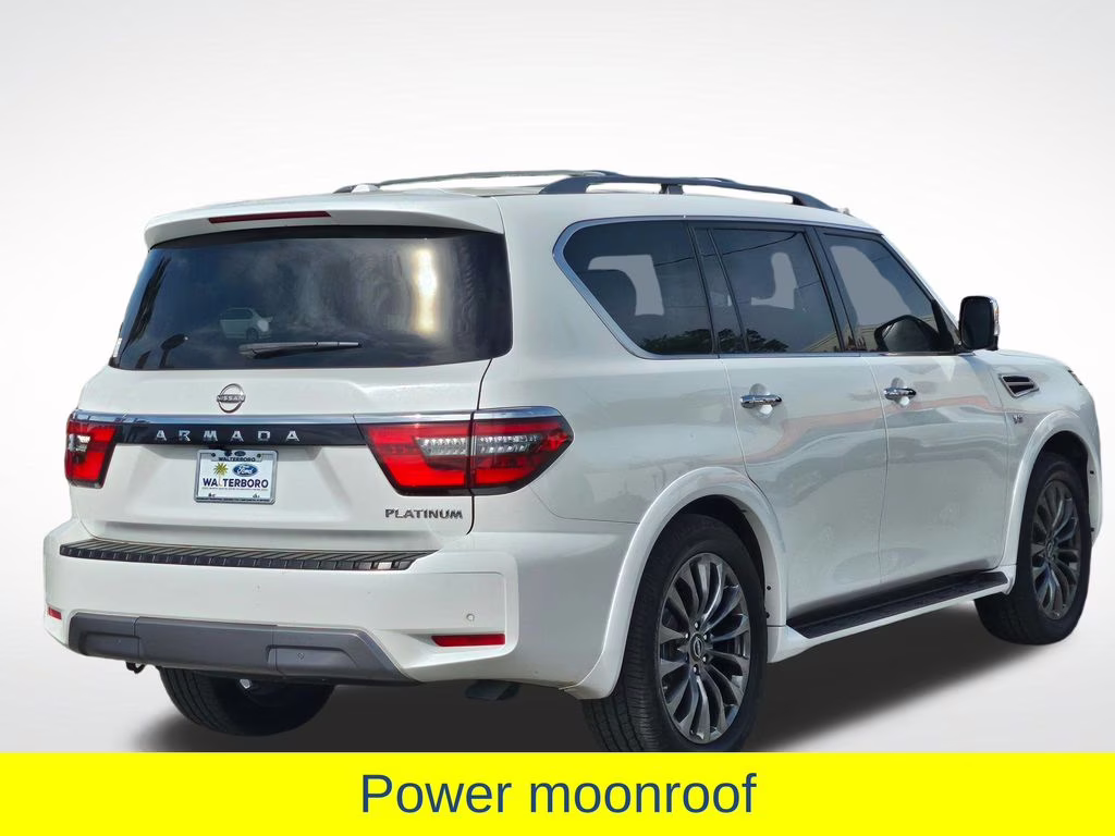 2022 Aspen White Tricoat Nissan Armada Platinum RWD SUV