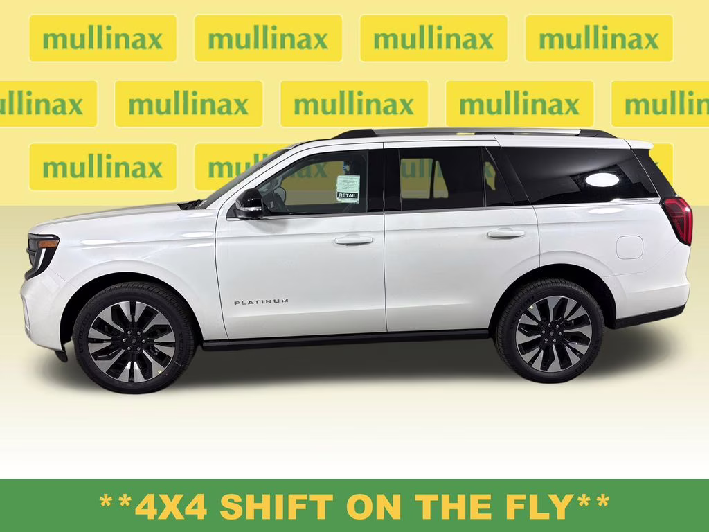 2026 Star White Metallic Tri-Coat Ford Expedition Platinum 4X4 SUV