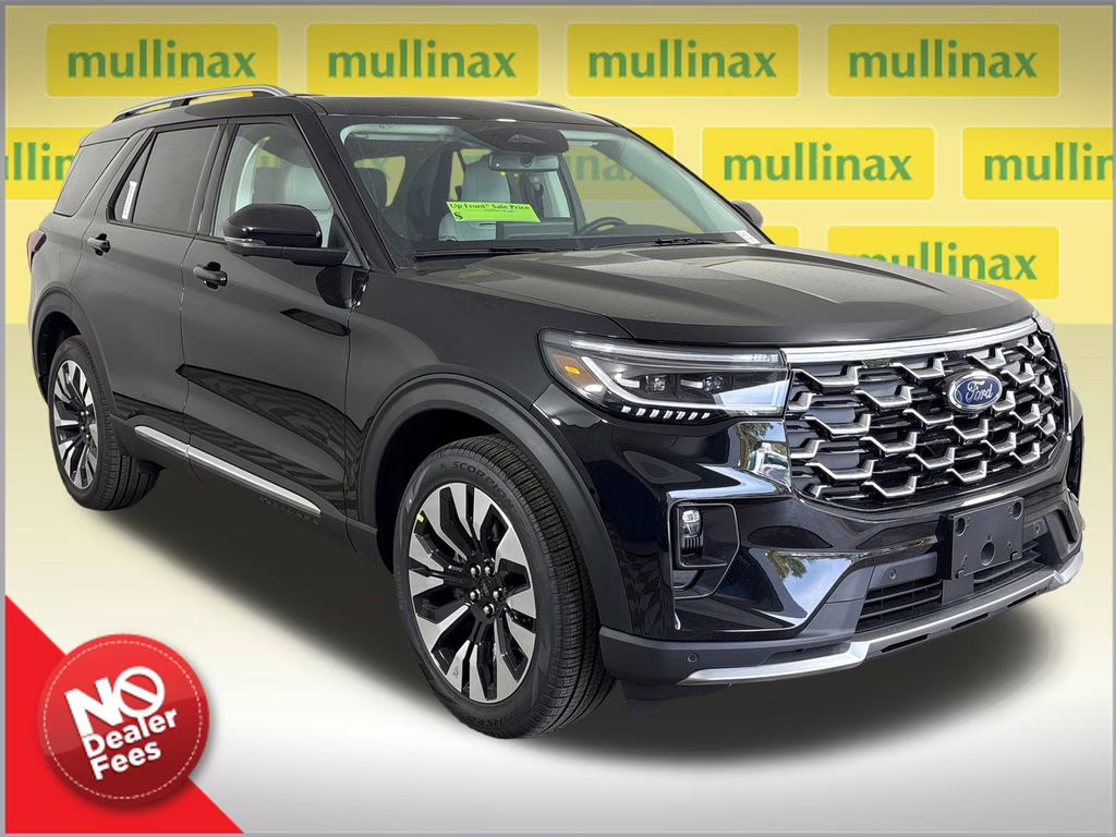 2026 Agate Black Metallic Ford Explorer Platinum 4X4 SUV