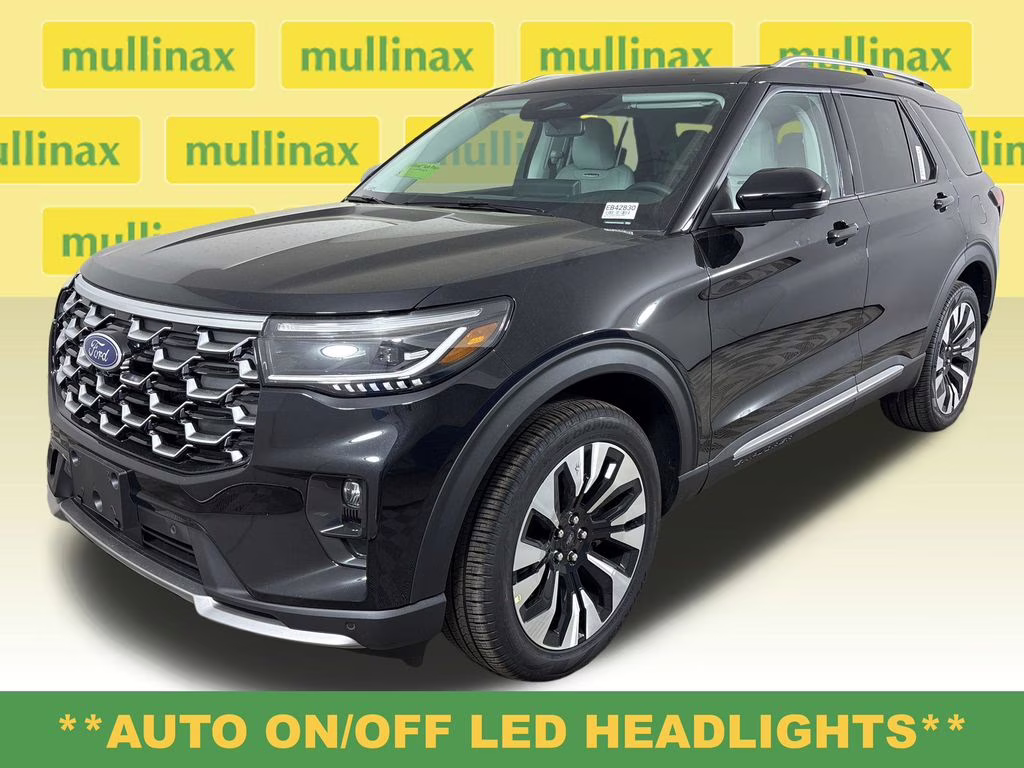 2026 Agate Black Metallic Ford Explorer Platinum 4X4 SUV